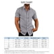 thumbnail image 2 of Camiseta de manga corta para hombre, cuello vuelto, bolsillo frontal, Color liso, camiseta frontal con botones para caballero, 2 of 2