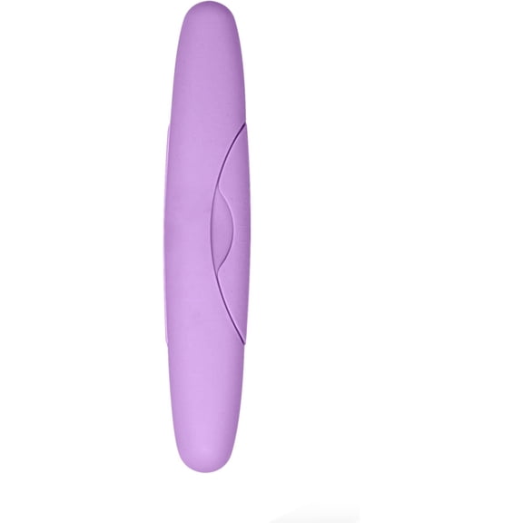 RADIUS Toothbrush Travel Case for Standard Brush, BPA-Free Recycled Plastic, 8.25H - 1.38W - 1.75L in - Lavender