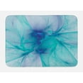 thumbnail image 1 of Spires Bath Mat, Modern Creative Computer Art Design with Psychedelic Style Alternate Shapes Image, Non-Slip Plush Mat Bathroom Kitchen Laundry Room Decor, 29.5 X 17.5 Inches, Teal Blue, Ambesonne, 1 of 2