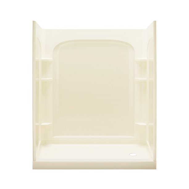Sterling 7217012696 Ensemble Vikrell Alcove Shower Wall And Base Kit, 30in L x 60in W x 72.5