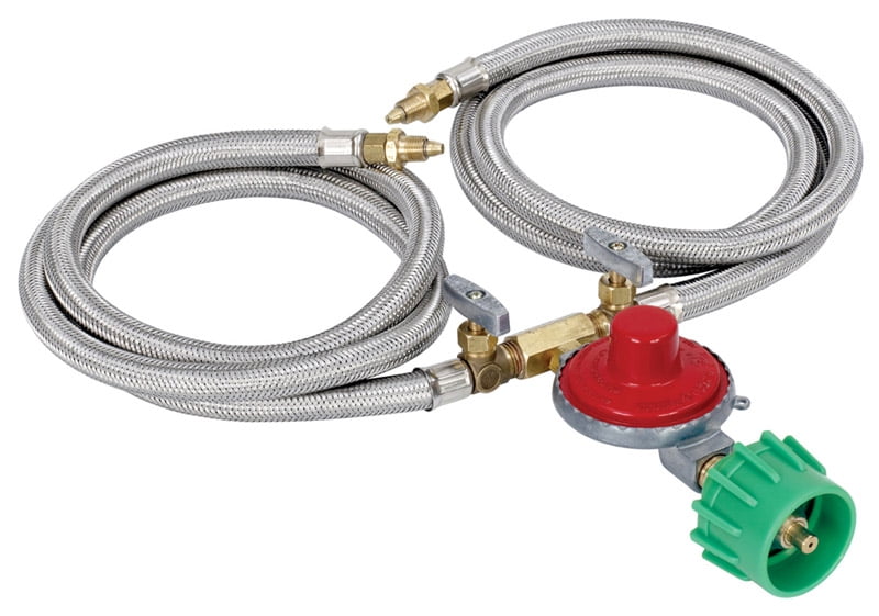 2103 Gas One 6ft Propane Regulator and Hose Clamp Style Kit for LP/LPG 