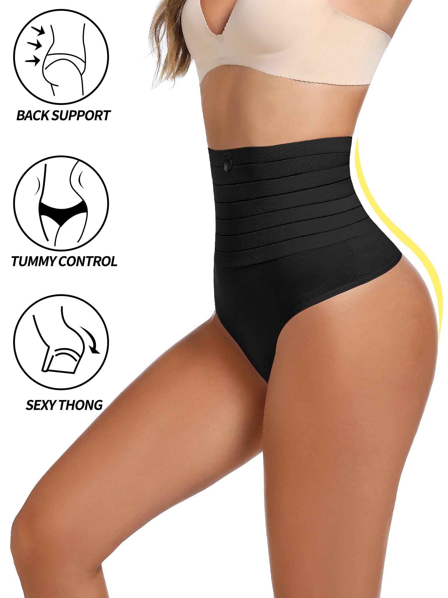 JOYSHAPER Thong Shapewear Bodysuit for Women Tummy Control Open Bust 2XL  Beige - 3D Kitchen Software