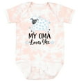 thumbnail image 3 of Inktastic My Oma Loves Me Baby Lamb Boys or Girls Baby Bodysuit, 3 of 5