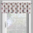 thumbnail image 4 of Ambesonne Espresso Grey Valance & Curtain, Coffee Cups Pattern, 55"x45", Pale Grey Cinnamon, 4 of 7
