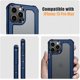 thumbnail image 2 of Designed for iPhone 13 Pro Max, Military Drop Protection Translucent Matte Case Fitting for iPhone 13 Pro Max 6.7 Inch, Gudian Series, Blue, 2 of 4