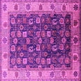 thumbnail image 1 of Ahgly Company Indoor Square Oriental Pink Industrial Area Rugs, 3' Square, 1 of 4