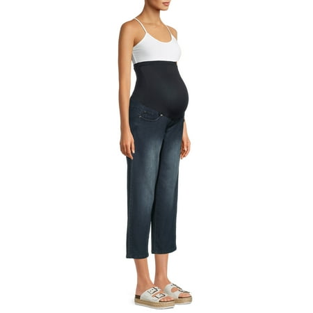 

Oh! Mamma Maternity Women s Loose Fit Cropped Jeans (Women s and Women s Plus)