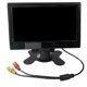 thumbnail image 2 of 12V-24V 7 Inch TFT LCD Color HD Monitor with 4LED Light Camera for Car CCTV Reverse Rear View Car E, 2 of 5
