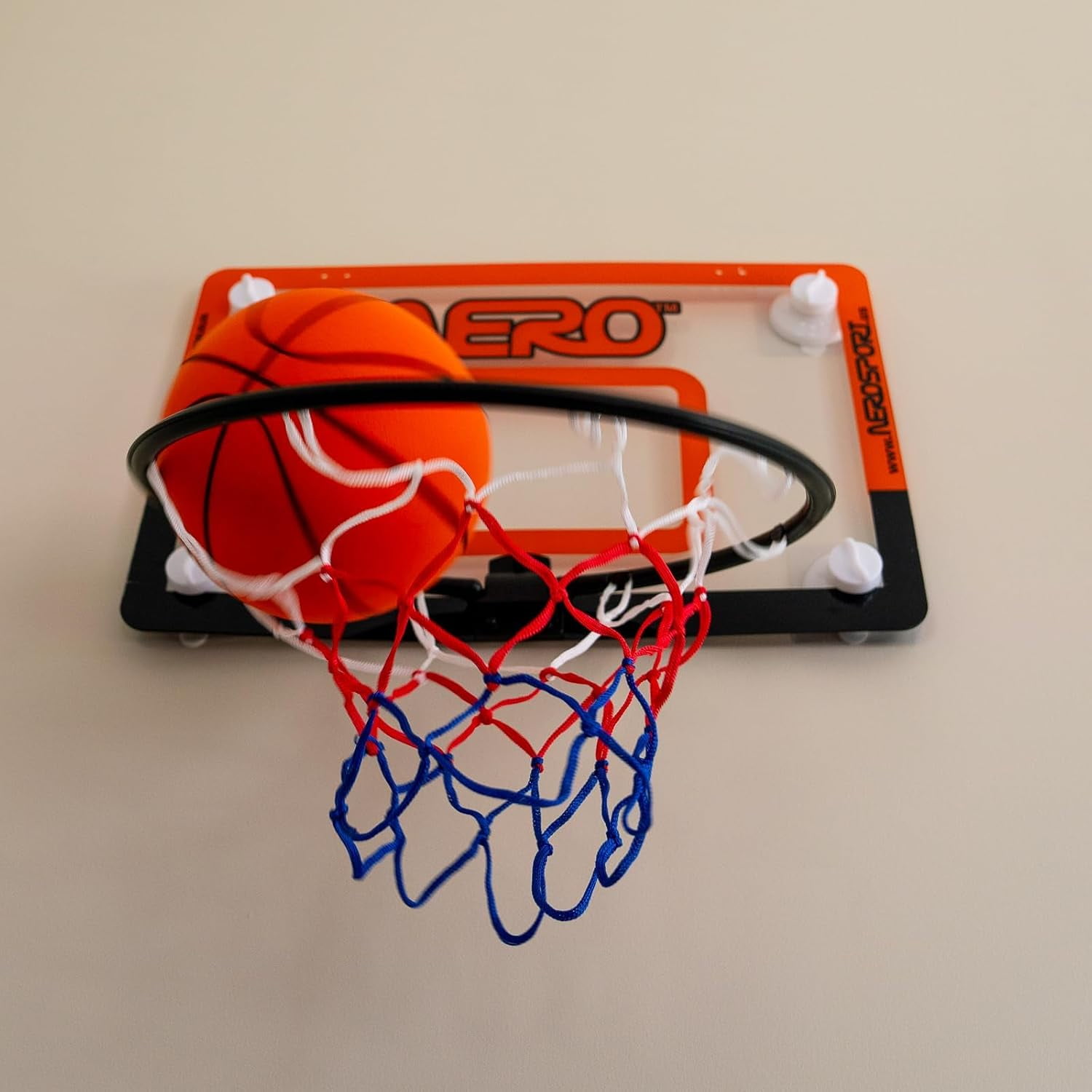 Nero Sport All-Weather Plexiglass Mounted Basketball System (Indoor)