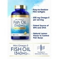 Mini Fish Oil Softgels | 2010mg | 200 Omega-3 Pearls | by Carlyle