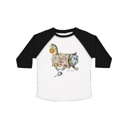 

Inktastic Trick or Tuna Cat in Dog Costume Gift Toddler Boy or Toddler Girl T-Shirt