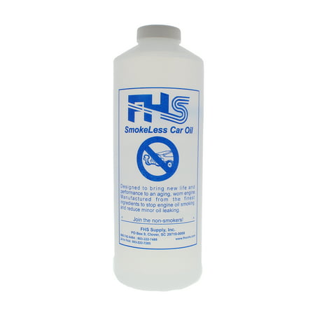 FHS SmokeLess Car Oil, High Performance Synthetic Blend for Worn Engines, 1 (Best Oil For Worn Engines)