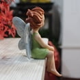 thumbnail image 4 of Ailes Fée Statue Jardin Ornement Sculpture Paysage Résine Artisanat Décor, 4 of 8