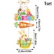 thumbnail image 3 of Decoración de Pascua para Puerta Colgante con Bonitos Conejos para Fiesta, 3 of 7