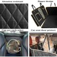 thumbnail image 3 of Back Seat Extender for Dogs, The Hard Bottom Hammock for Cars and SUVs, Waterproof, Non Slip, Heavy Duty Pet Backseat Protection for Car -Black High quality, 3 of 4