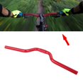 thumbnail image 4 of Herwey Aluminum Mountain Bike Road Bicycle Fixed Gear Riser Bar Handlebar 25.4mm*520mm, Bicycle Riser Bar, Bike Handlebar, 4 of 8