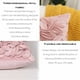 thumbnail image 5 of Juegos de colcha y cubrecama de estilo escandinavo, funda de almohada de color liso, funda de almohada de hojas, suave y cómoda, funda de cojín decorativa para sofá o dormitorio, funda de almohada de, 5 of 7