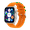 Orange, variant on VAYKAL Smartwatch Fitness Tracker for Android and IOS Multiple Sports Modes Pedometer AMOLED Screen Stopwatch Make Answer Calls Message Notifications IP68 Waterproof