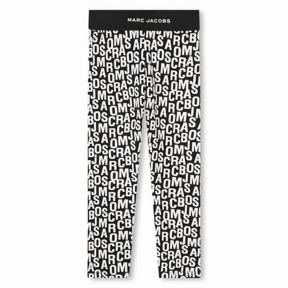 Little Marc Jacobs Kids Monogram Logo Leggings, Size 8Y