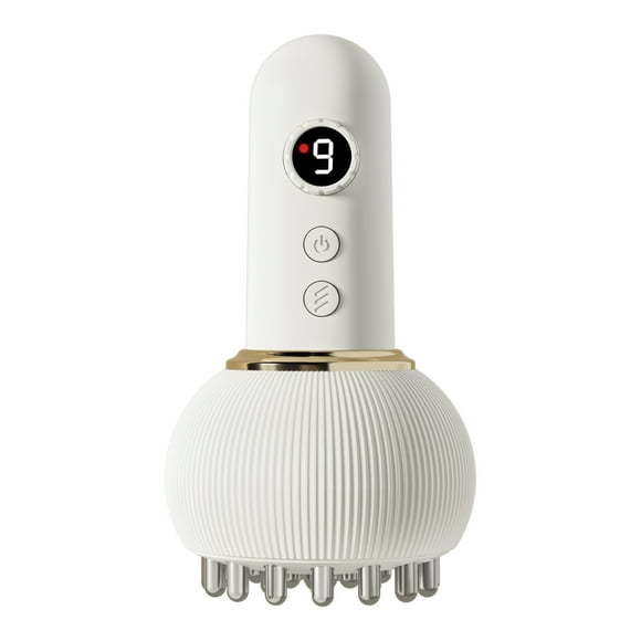 Portable Intelligent Meridian Massager with 9-Level Microcurrent, Vibration & Red Light Heat - Lymphatic Drainage, Fat Reduction, Skin Tightening Tool for Legs, Arms & Abdomen - Compact Design for