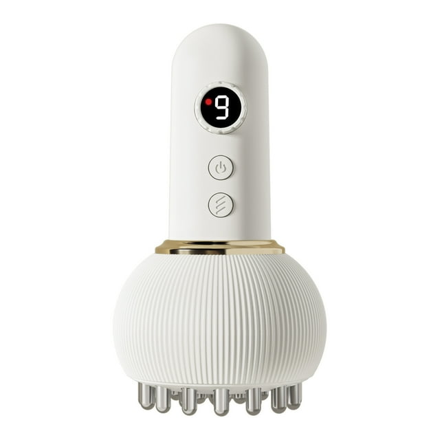 Appareil de Massage Méridien Intelligent Portable avec Microcourant à 9 Niveaux, Vibration et Chaleur de Lumière Rouge - Drainage Lymphatique, Réduction des Graisses, Outil de Resserrement de la Peau pour Jambes, Bras et Abdomen - Design Compact