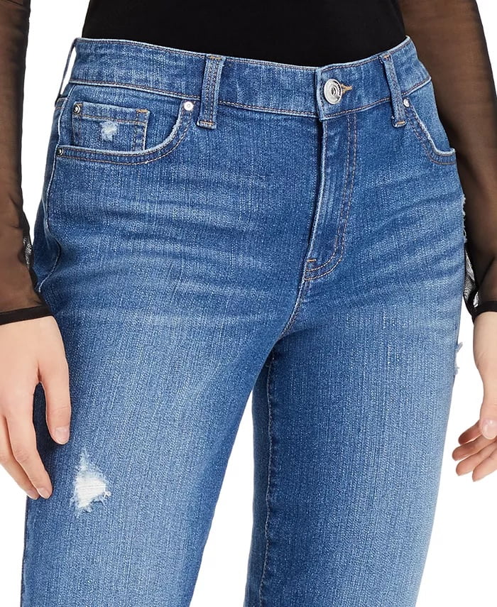 Curvy-Fit Boyfriend Jeans Blue 