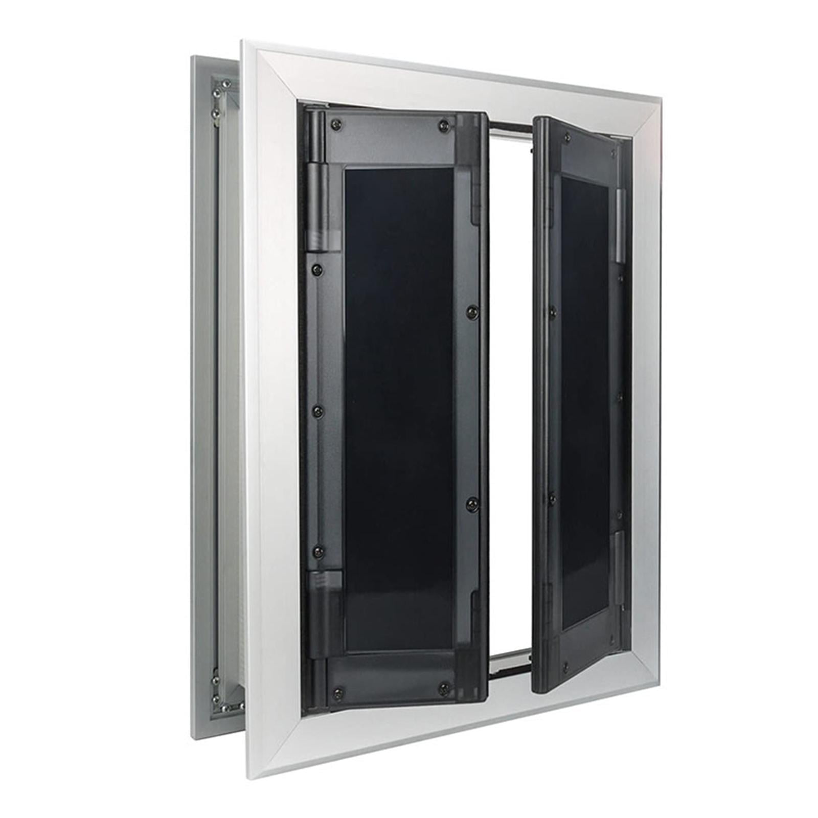 Entrance Door large Dog Doors with Aluminum Alloy Frame Cat Doors Pet Doors Dual Flap Lockable Screen Door Pet Dog Door with Flap Puppy Gate Cat Doors Indoor Outdoor Pet for Dogs Below 30KG Walmart