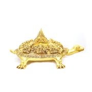 Kurma Murti vishnu Yantra Kurma Murti Brass Material Statue For Puja, Home Mandir, Gifts by Pooja Bazar 15 X 7 X 10 In