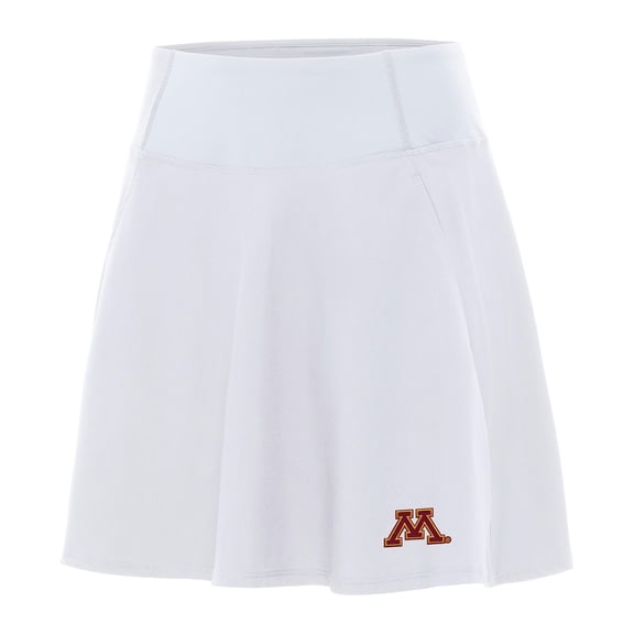 Women's Antigua White Minnesota Golden Gophers Chip Skort