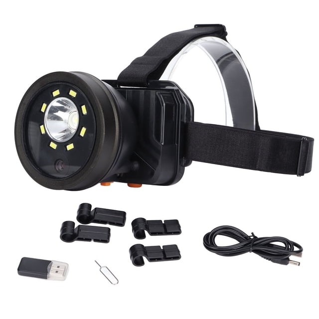 Cámara corporal con faro portátil Bling Bling impermeable 1080P HD