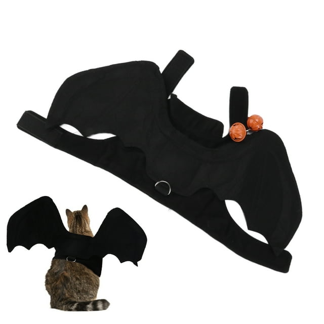 Disfraz de ala de murciélago para gato alas de murciélago para gato fieltro tóxico e inodoro para fiesta de Halloween ANGGREK Otros