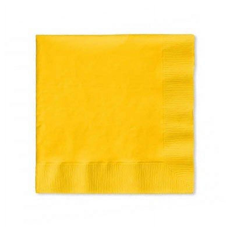 Creative Converting School Bus Yellow 2-Ply Luncheon Napkins 50/Pack 6691021B - image 2 of 2