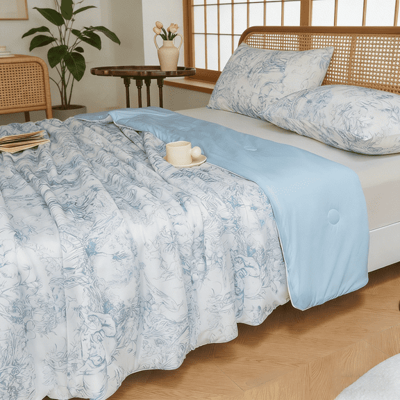 Full Size Cooling Blanket for Hot Sleepers, Lightweight Dual-Sided Cool Summer Blanket, 79"*90