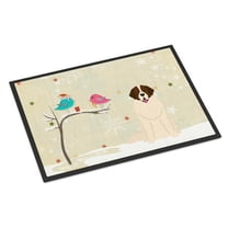 Carolines Treasures BB2499JMAT Christmas Presents Between Friends Moscow Watchdog Indoor or Outdoor Mat, 24 x 0.25 x 36 in.