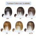 Real Wig Hair Toppers with Bangs for Women ClipIn Hair Pieces for