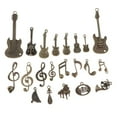 thumbnail image 2 of yuksok 21 Pcs Pendentifs Symbole Note Mixte DIY Bronze Antique, 2 of 8