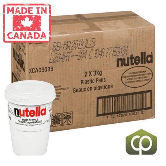 Nutella Hazelnut & Chocolate Spread 3 KG (2/Case) - 6.6 lbs