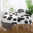 thumbnail image 5 of Yayeee Tablecloths for Rectangular Tables 54 x 54 inch Party Table Cover, Cow Spots, 5 of 6