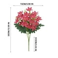 thumbnail image 5 of Djiypn 2 PCS Artificial Flowers Spring Summer Decor, 2 Pack Fake Flowers Faux Plants Bouquet Arrangement for Vase Wedding Table Home Porch Indoor Decorations, 5 of 5