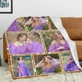 thumbnail image 3 of Personalized Picture Blankets with Family is Everything Custom Blanket with Picture for Mom Dad Grandpa Grandma Daughter Son Customized Throw Blankets for Thanksgiving Christmas, 3 of 6