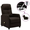 thumbnail image 6 of vidaXL Massage Chair Electric Massaging Recliner Chair for Elderly Fabric, 6 of 51