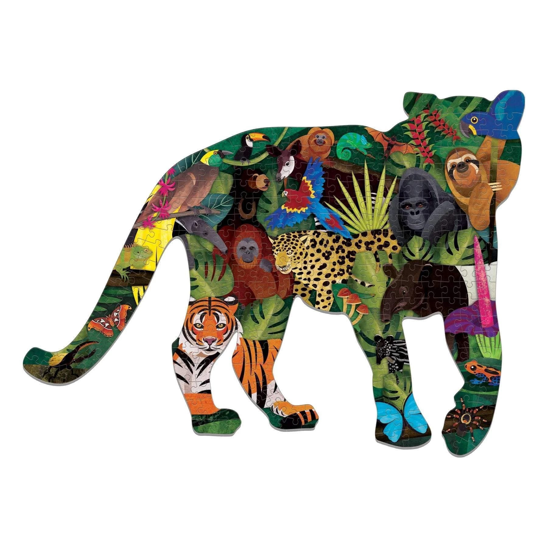 Mudpuppy - Rainforest 300 Piece Shaped Scene Jigsaw Puzzle