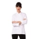 thumbnail image 1 of Chaqueta de chef Chef Works Le Mans para mujer, talla pequeña, blanca, 1 of 5