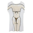 thumbnail image 3 of 3x Vestido De Mujer Camiseta Traje De Baño Up Prop Sunnimix  bikini cuerpo arriba, 3 of 8