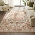 thumbnail image 1 of SONGMICS HOME Area Rug, 5x7 ft Rug for Bedroom, Non-Slip Carpet, Traditional Vintage Style, Home Decor, for Living Room, Kitchen, Entryway, Dining Room, Machine Washable, Cuppuccino Beige UTAR036K01, 1 of 7