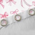 thumbnail image 4 of Feelyou Girly Pink Bowknot Black Out Curtains, Kawaii Princess Bow-tie Curtains Pack of 2 (42x63 Each), Cartoon Ribbon Style Bedroom Curtains, Blackout Curtains Room Decor, 4 of 6