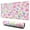 Pink Breast Cancer-2, variant on Long Mouse Pads for Desk,Pink Breast Cancer and Pioneer Flower Desk Mats on Top Of Desks, Desk Mouse Pad Extra Large with 3mm Non-Slip Base and Stitched Edge for Gaming,Office,Work,Home 31.5x11.8in