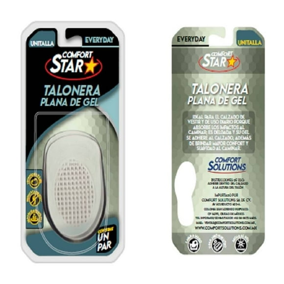 Plantilla Comfort Star Unitalla Transparente