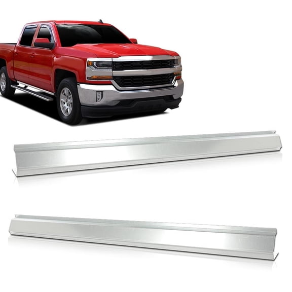 2014-2016 Chevy Silverado GMC Sierra 4 Door Crew Cab Outer Rocker Panel Pair
