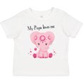 thumbnail image 3 of Inktastic Aditi My Papa Loves Me Pink Elephant Beautiful Girls Toddler T-Shirt, 3 of 5